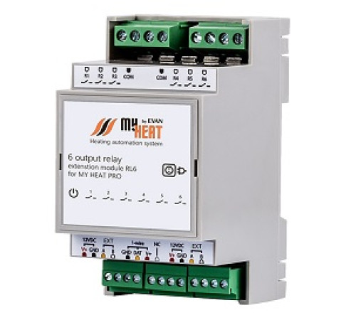 Релейный блок расширения MyHeat RL6 6291