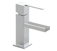 Смеситель для раковины Fiore XS излив-водопад с донным клапаном хром 71CR7705