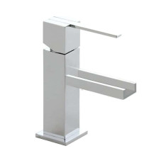 Смеситель для раковины Fiore XS излив-водопад с донным клапаном хром 71CR7705