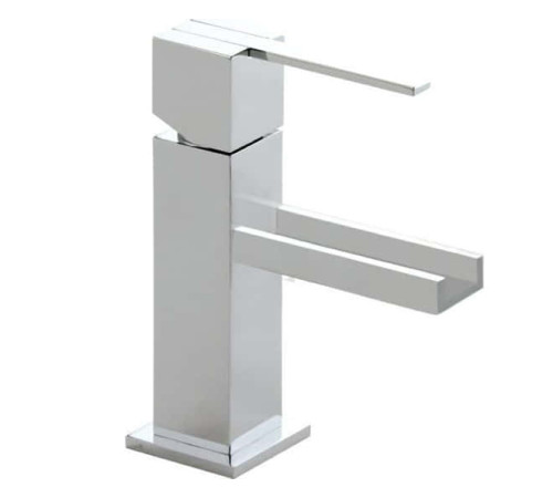 Смеситель для раковины Fiore XS излив-водопад с донным клапаном хром 71CR7705