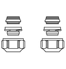 Набор со стяжным кольцом Oventrop Ofix CEP 15 мм G 3/4 2 шт 1016843
