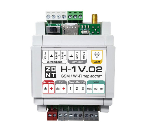 Контроллер отопительный ZONT H-1V.02 ML00005454
