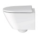 Унитаз подвесной Duravit D-Neo 48x37 см безободковый с сиденьем микролифт белый 45880900A1