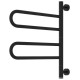 Полотенцесушитель электрический Сунержа Парео 4.0 535x567 мм правый матовый черный 31-0823-0567