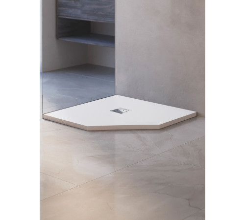 Душевой поддон трапеция RGW Stone Tray ST/T-W 900x900 мм белый 16155099-01