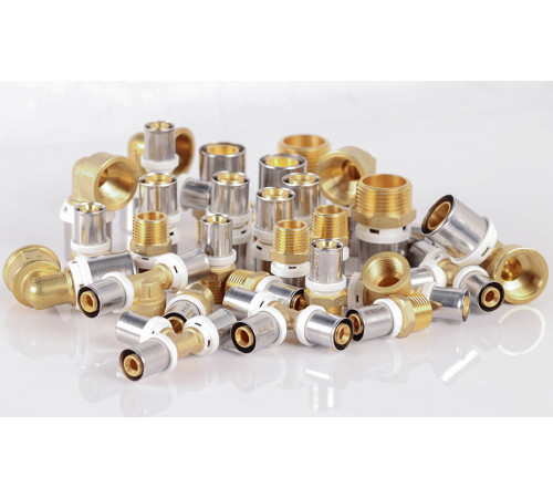 Водорозетка пресс латунная RIIFO Omni 16x1/2 BP L40.5 мм 1100046442