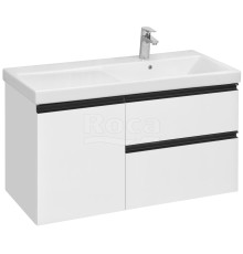 Тумба под умывальник подвесная Roca Domi 985x453x515 мм правая Белый глянец A857478806