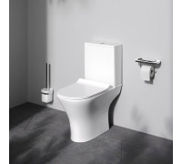 Унитаз-компакт напольный AM.PM Sense FlashClean с сиденьем микролифт C748600SC
