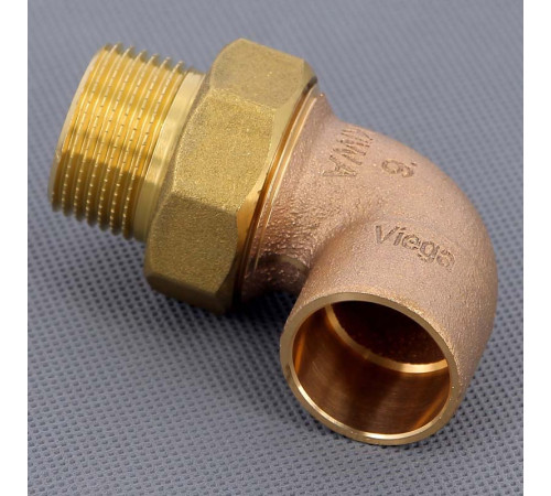 Угол с разъемным соединением Viega 28х1 пайка-Н 144128