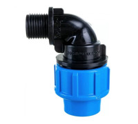 Угольник ПНД с наружной резьбой Джилекс 20 x 1/2 7010