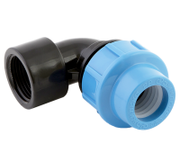 Отвод ПНД компрессионный ДЖИЛЕКС 25 мм x 1 ВР 1029094