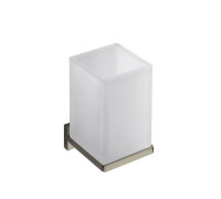 Стакан подвесной Colombo Design Look PVD нержавеющая сталь матовое стекло B1602.HPS1-VAN