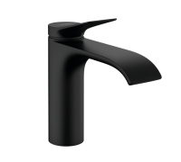 Смеситель для раковины Hansgrohe Vivenis 110 с донным клапаном черный матовый 75020670