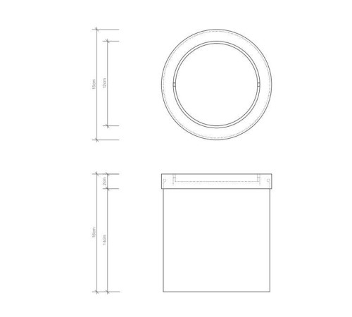 Корзина для бумаги Decor Walther DW 1240 14.5x16 см с крышкой сталь полированная 0611070