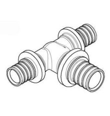 Тройник REHAU Rautitan MX 16x20x16 мм латунь 11081011001