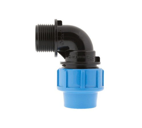 Угольник 90° переходный полипропиленовый Джилекс 25x1 НР 9273