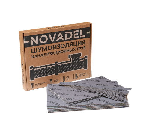 Шумоизоляция для канализационных труб TONLOS NOVADEL PIPE