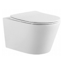Унитаз подвесной Splendy Bliss Tornado 360x525x320 мм Crystal glaze белый BL10152VTNWG