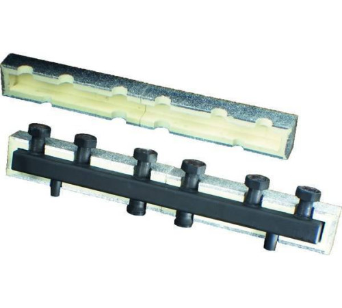 Распределительная гребенка Oventrop Regumat DN 25 на 4 контура стальная с изоляцией 1351584