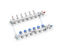 Коллектор Oventrop HKV-D 8 выходов 1 x 3/4 EK из нержавеющей стали 12080811002