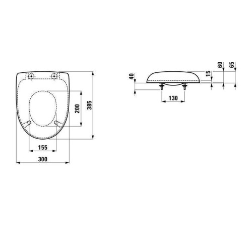 Сиденье с крышкой для унитаза Laufen Florakids микролифт белый 8.9103.1.300.000.1