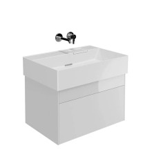 Тумба подвесная Kerama Marazzi Logica 67x46x40.3 см 2 ящика белоснежный LOG.70.2\WHT