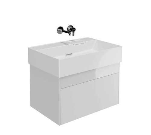 Тумба подвесная Kerama Marazzi Logica 67x46x40.3 см 2 ящика белоснежный LOG.70.2\WHT