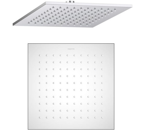 Верхний душ Aquanet AQ2076CR квадратный 250х250х7 мм хром AQ2076CR
