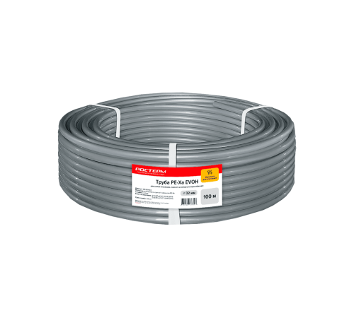 Труба РОСТерм PE-Xa/EVOH 32x4.4 мм бухта 100 м 32PAEVOH1