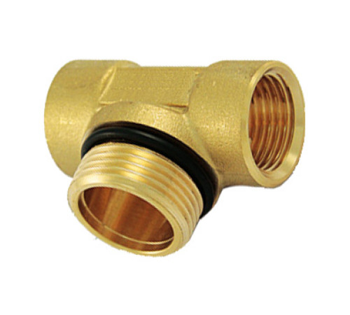 Тройник резьбовой латунный Smart Install В/Н/В 3/4 52562S