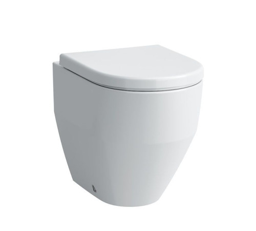 Унитаз напольный Laufen Pro 36х53х43 см приставной безободковый белый 8.2295.6.000.000.1
