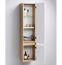 Пенал подвесной Aqwella Сити 350х1500х300 мм дуб балтийский SIT0535DB