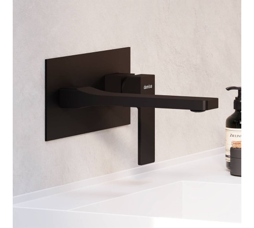 Смеситель для раковины встраиваемый AM.PM Gala черный матовый 530260300