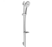 Душевой набор Hansgrohe Raindance Select E 120 3jet со штангой 90 см и мыльницей белый/хром 26621400