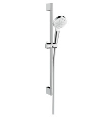 Душевой набор Hansgrohe Crometta 1jet со штангой 65 см белый/хром 26533400