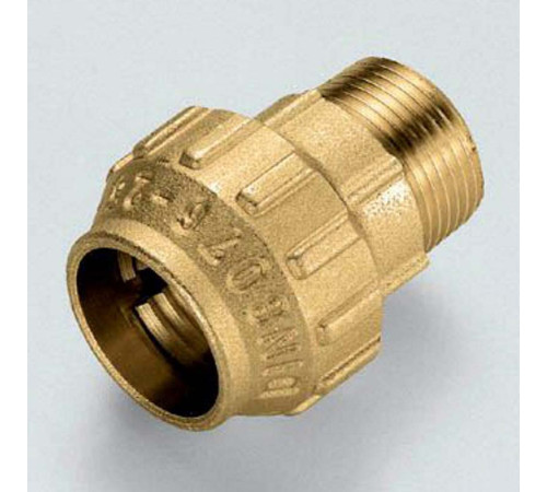 Муфта компрессионная Tiemme 3460CR 20х1/2 наружная резьба 3400006