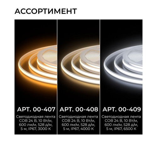 Лента светодиодная Apeyron Electrics 00-407