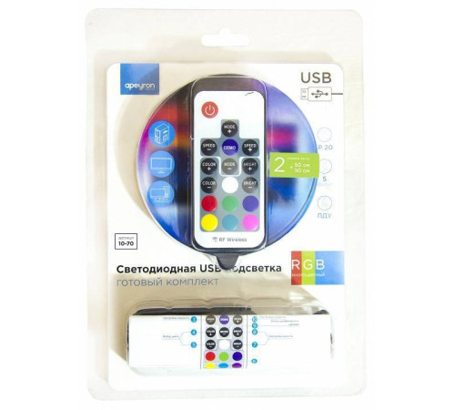 Комплект с лентой светодиодной Apeyron Electrics 10-70