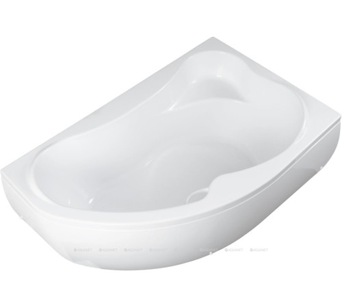 Ванна акриловая Aquanet Capri 160x100 R правосторонняя с каркасом и сливом-переливом 00205386