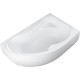 Ванна акриловая Aquanet Capri 160x100 R правосторонняя с каркасом и сливом-переливом 00205386