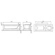 Ванна акриловая Jacob Delafon SOFA 170x70 см E60518RU-00