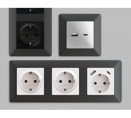 Рамка на 3 поста Ambrella Volt Line AF110803