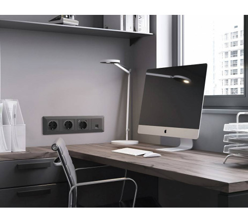 Рамка на 4 поста Ambrella Volt Line AF110804