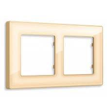 Рамка на 2 поста Ambrella Volt Arctic AF580602