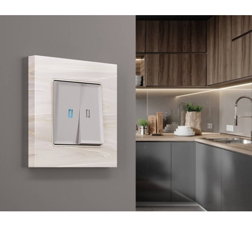 Рамка на 2 поста Ambrella Volt Grand AF930302