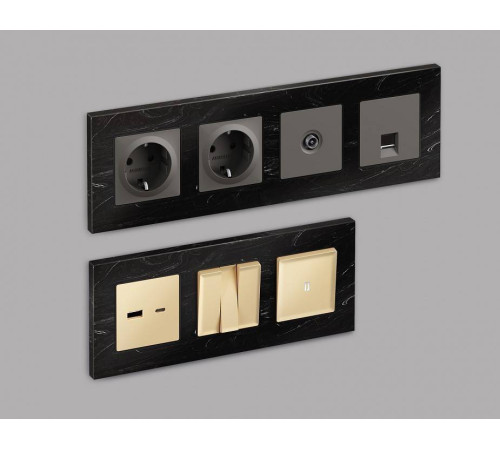 Рамка на 3 поста Ambrella Volt Grand AF930703