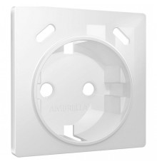 Накладка для розетки с заземлением и со шторками и 2хUSB type С Ambrella Volt ALFA AP1105