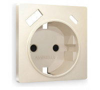 Накладка для розетки с заземлением и со шторками и 2хUSB type A и C Ambrella Volt Quant AP3300