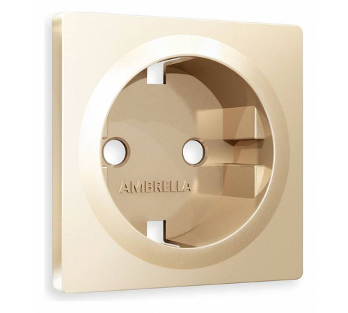 Накладка для розетки с заземлением Ambrella Volt Quant AP6060
