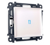 Выключатель одноклавишный с подсветкой без рамки Ambrella Volt Quant MA202020